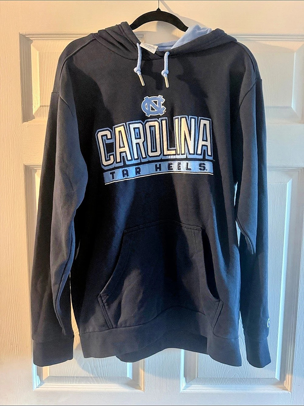 Champion Carolina Tar Heels Hoodie navy Size Large